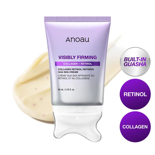 Limited Stock Left🔥2-in-1 Gua Sha Lifting Cream, Retinol Collagen Firming Cream for Facial Contour & Neck